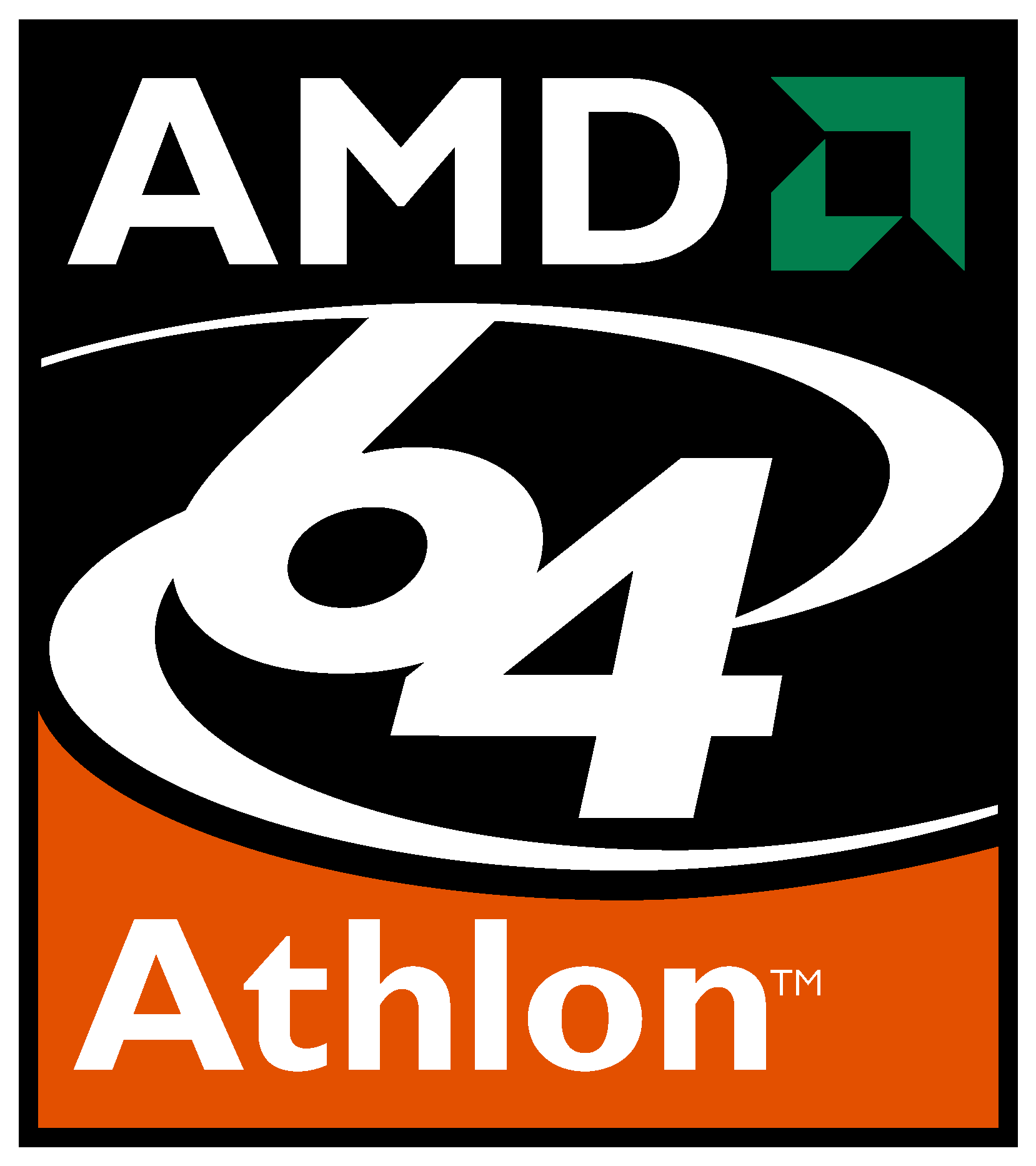 AMD 64 Athlon Logo Vector Logo